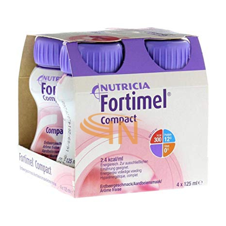 Nutricia Fortimel Compact Protein Fragola 4 X 125 ml