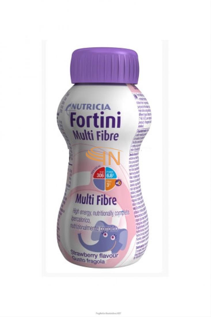 Nutricia Italia Fortini Multi Fibre Gusto Fragola 200 ml