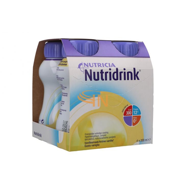 Nutricia Nutridrink Vaniglia 4 X 200 ml