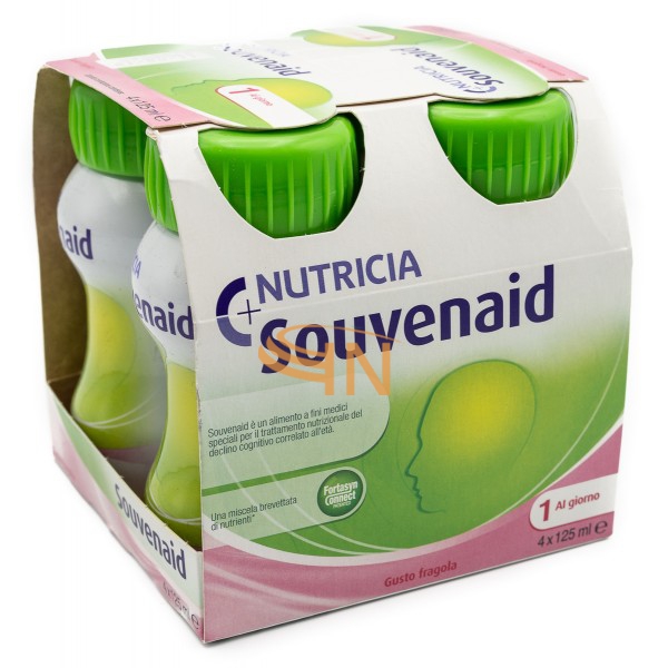 Nutricia Souvenaid Fragola Cluster 4 X 125 ml