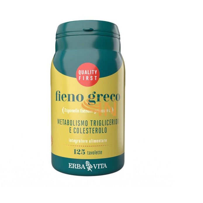 Erba Vita Fieno Greco 125 Tavolette