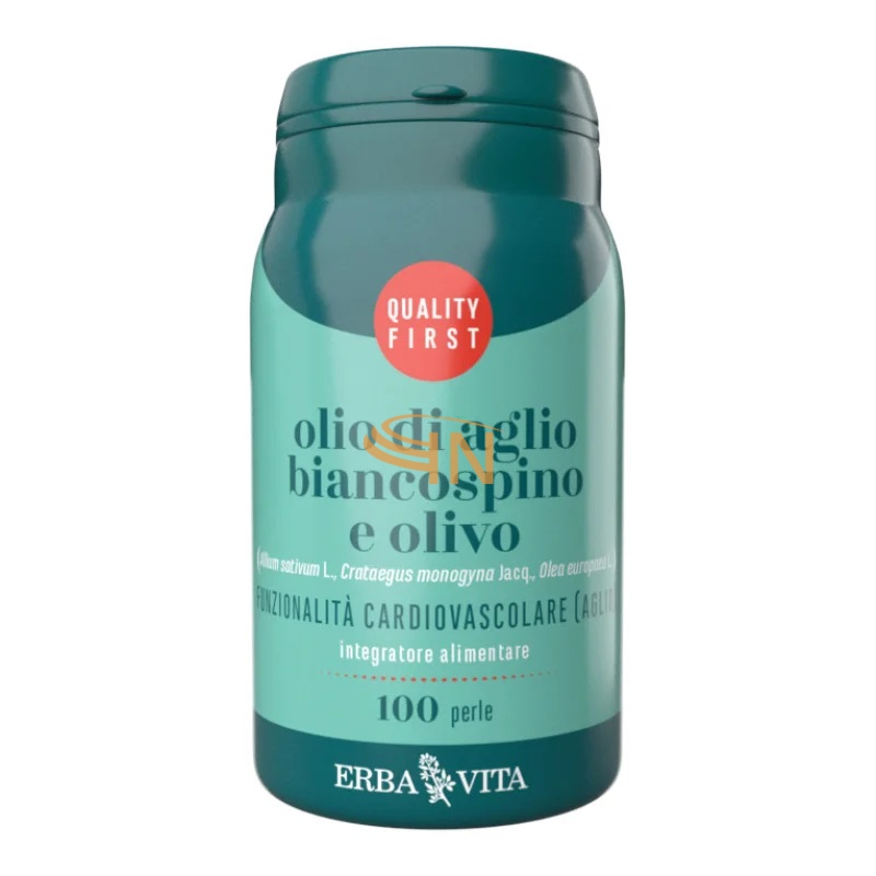 Olio di Aglio, Biancospino e Olivo 100 Perle