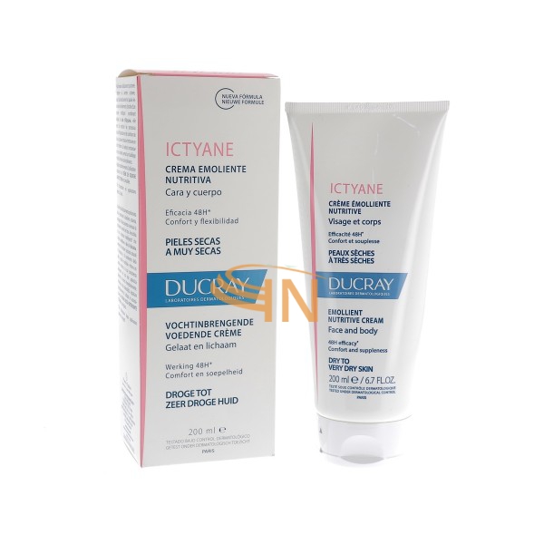 Ducray pierre Fabre It. Ictyane Crema Emolliente Nutritiva 200 Ml