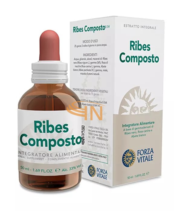 Forza Vitale Italia Ecosol Ribes Composto Gocce 50 Ml