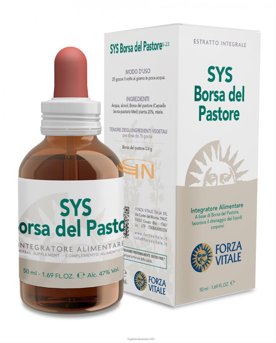 Forza Vitale Italia Sys Borsa Del Pastore Gocce 50 Ml
