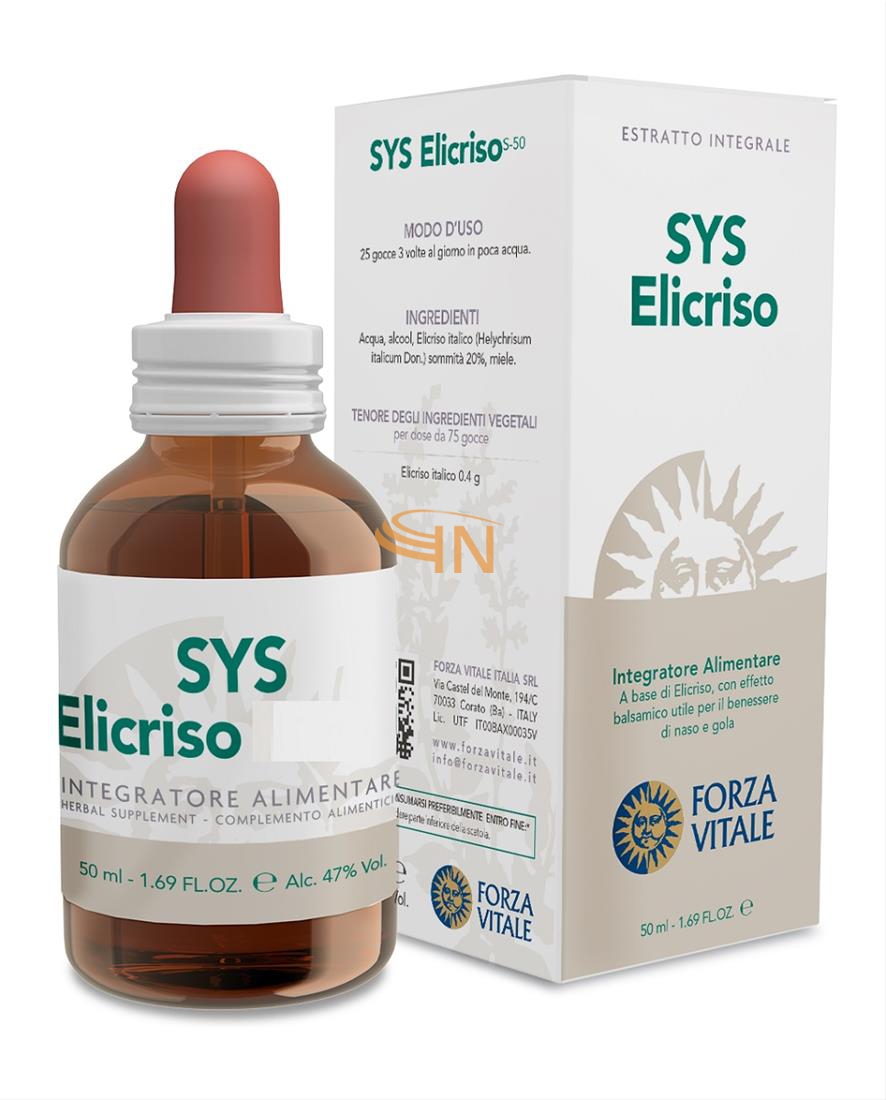 Forza Vitale Italia Sys Elicriso Gocce 50 Ml