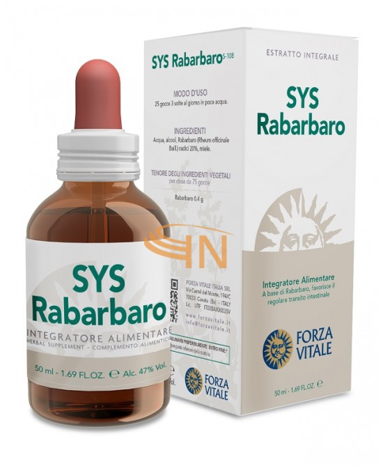 Forza Vitale Italia Sys Rabarbaro Gocce 50 Ml