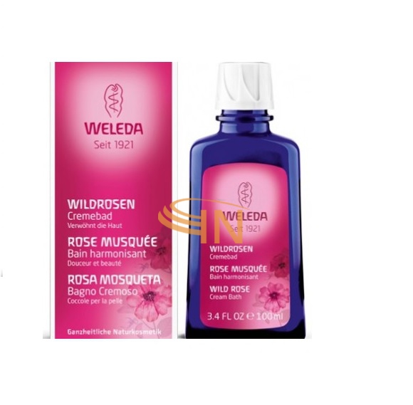 Weleda Italia Bagno Cremoso Rosa Flacone 100 Ml