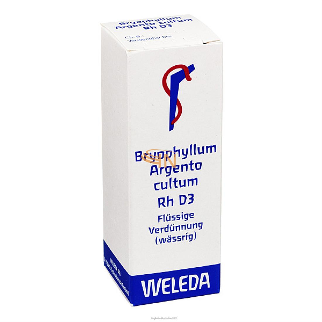 Weleda Bryophyllum Argento Cultum Rh D3 20 ml Gocce