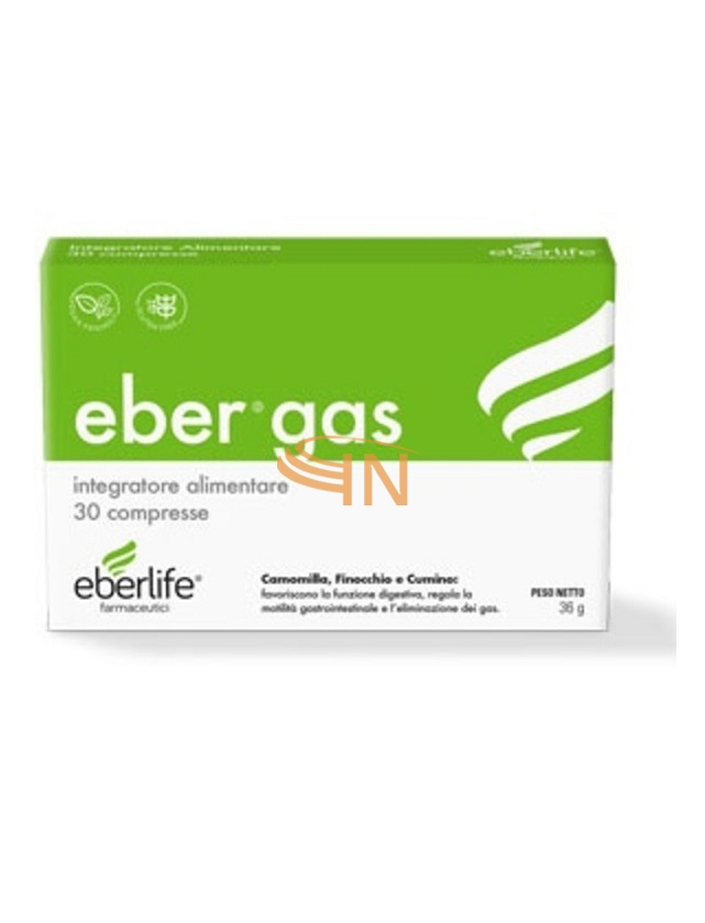 Eberlife Farmaceutici Ebergas 30 Compresse