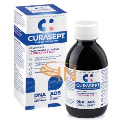 Curasept Collutorio Trattamento Intensivo Clorexidina 0,20 Ads + Dna 200 ml