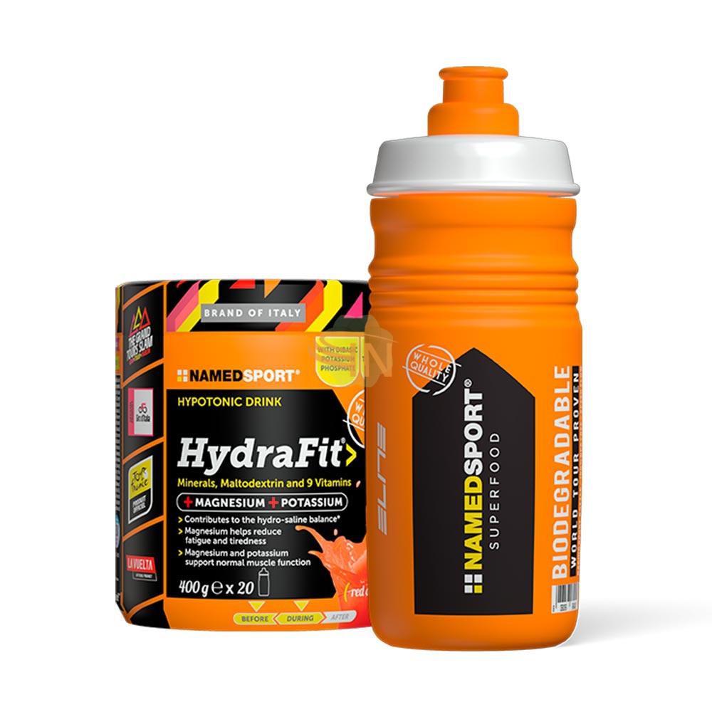 Named Sport Hydrafit Hypotonic Drink 400 G + Borraccia Omaggio