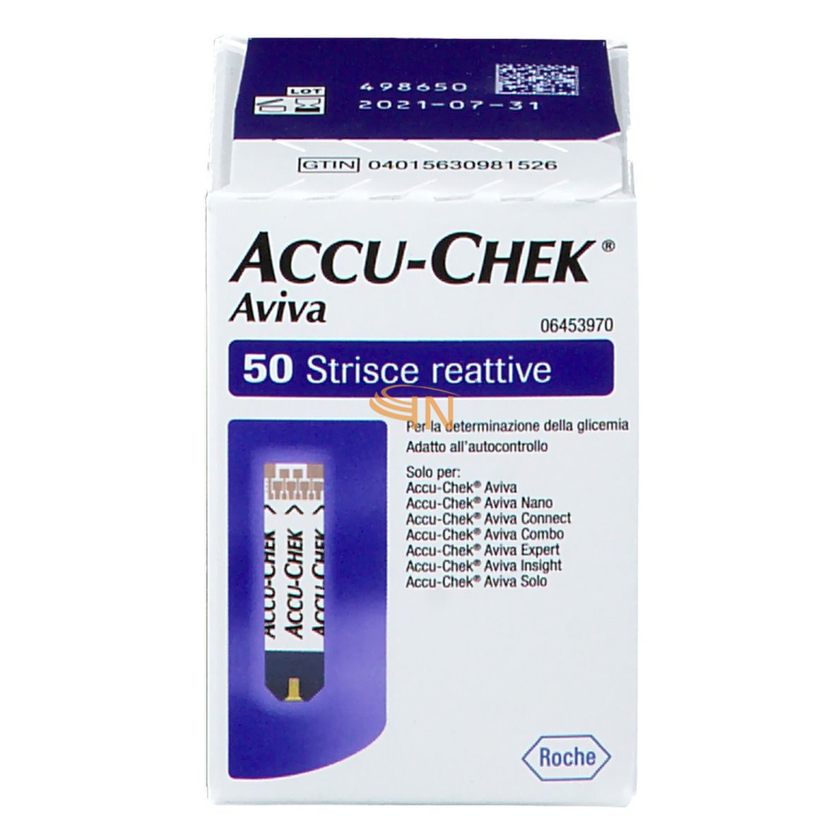Strisce misurazione glicemia accu-chek Aviva strips 50 pezzi