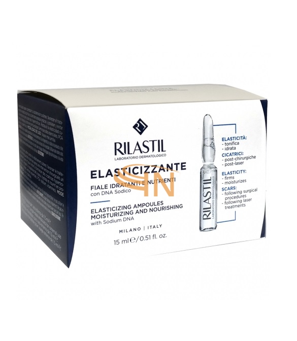 Rilastil Elasticizzante Viso e Corpo 10 Fiale Idratanti e Nutrienti