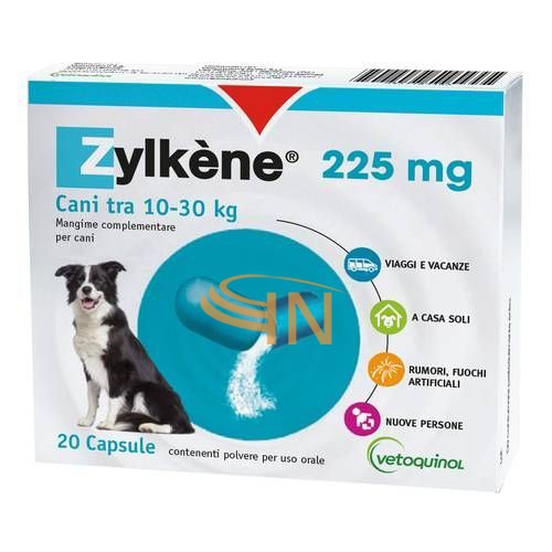 Zylkene Cani tra 10-30 kg 20 Capsule Da 225 Mg