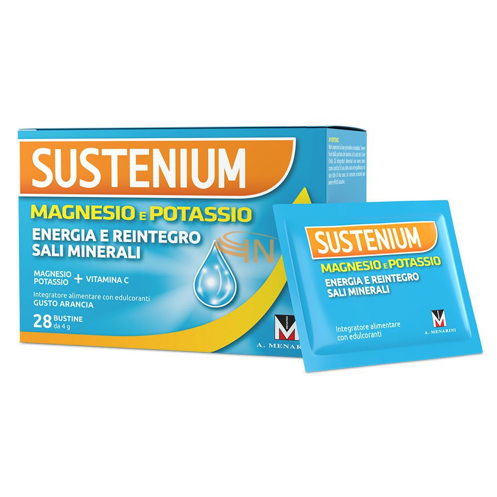 Sustenium Magnesio e Potassio 28 Bustine Arancia
