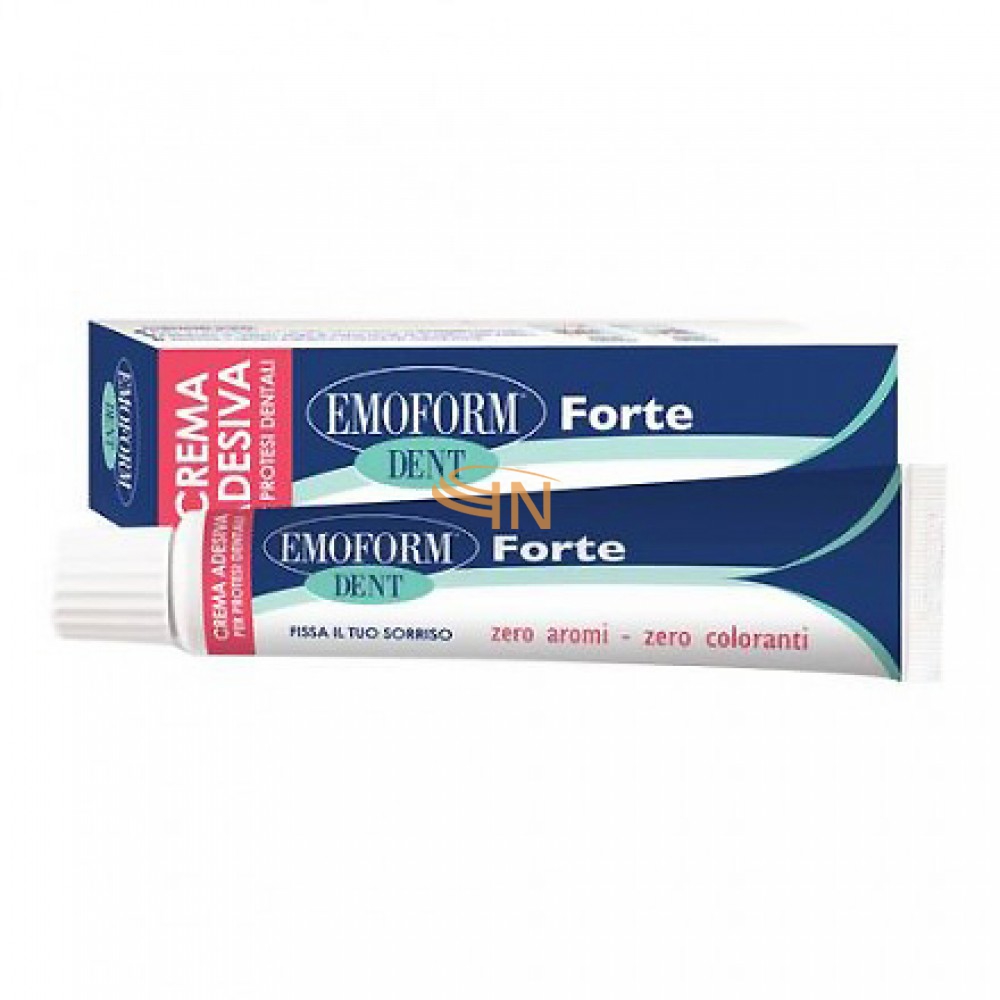 Polifarma Crema Adesiva Emoform Dent Forte Per Protesi Dentali 70 G