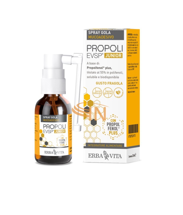 Erba Vita Propoli Evsp Spray Gola Junior 20 ml