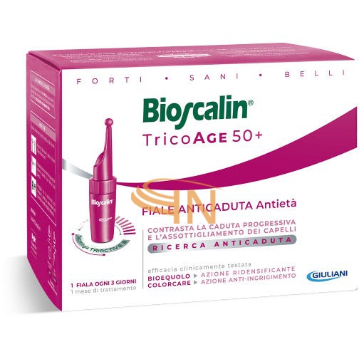 Bioscalin Tricoage 50+ Anticaduta Antiet Capelli Donna 10 Fiale