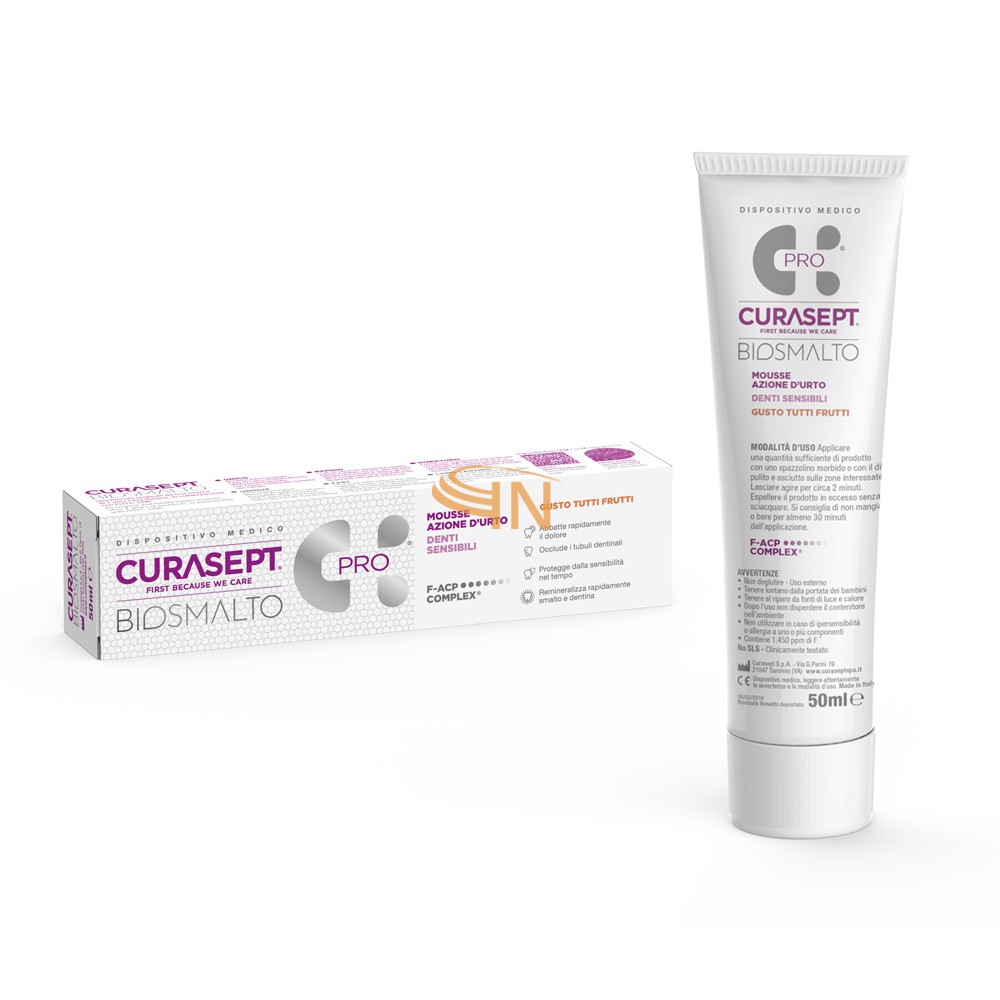Curasept Biosmalto Mousse Denti Sensibili 50 ml