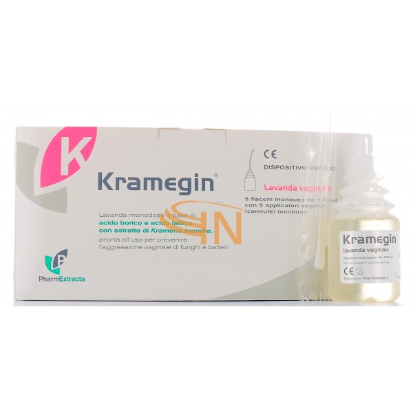 Kramegin Lavanda Vaginale 5 Flaconi 100 ml Con Cannula