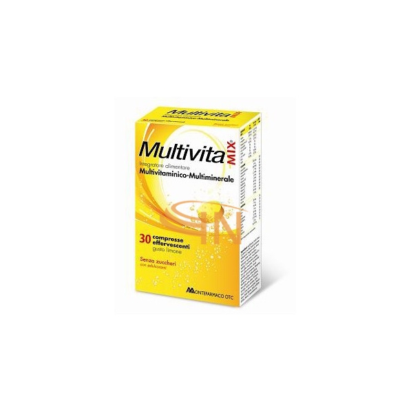 Multivitamix Multivitaminico Effervescente Senza Zucchero 30 Compresse