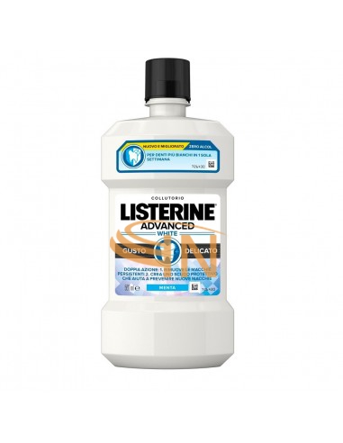 Johnson & Johnson Listerine Advanced White Bundle 500 Ml Gusto Delicato