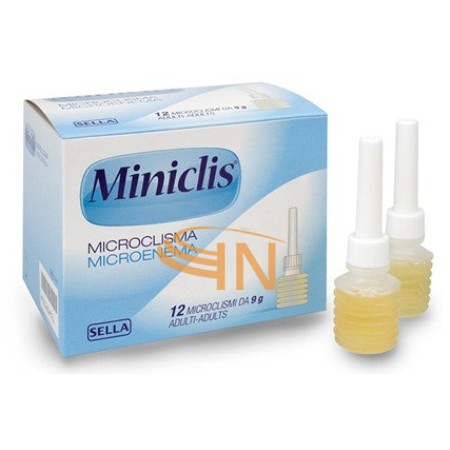 Sella Miniclis Microclisma Adulti 12 Pezzi