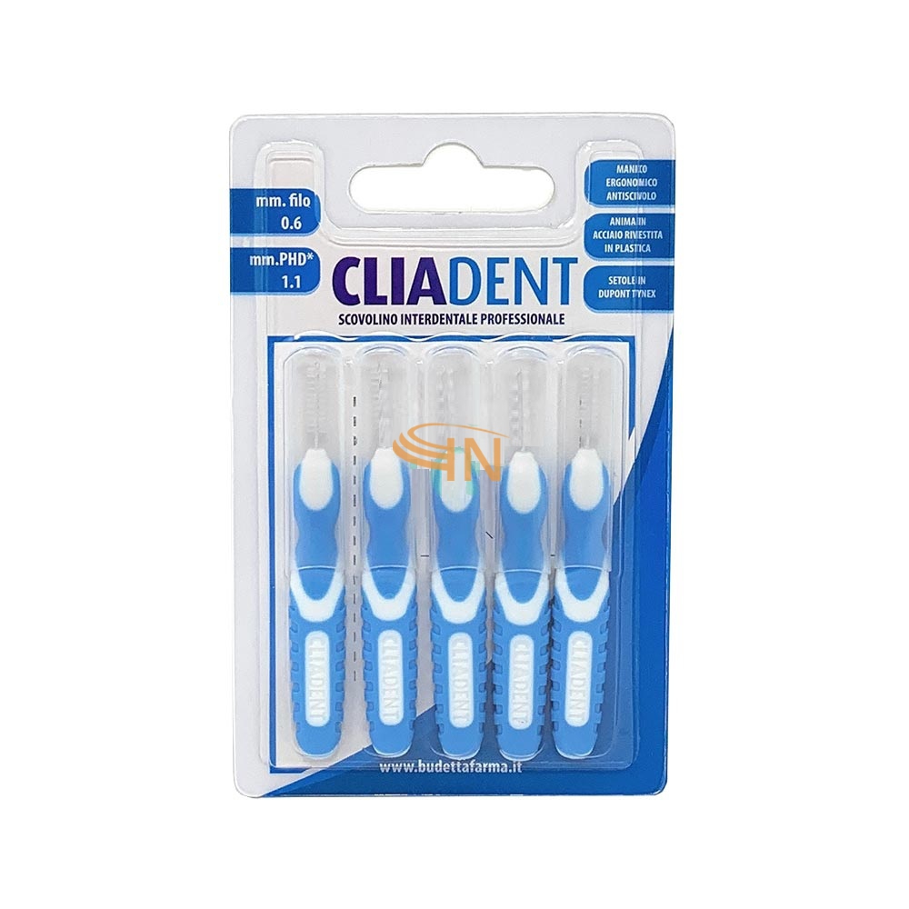 Budetta Farma Cliadent Scovolino 5 Pezzi 1,1 Mm