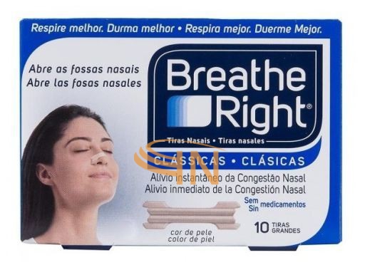 Cerotti Nasali Breath Right Balsamici 10 Pezzi