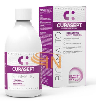 Curasept Biosmalto Collutorio Denti Sensibili 300 ml