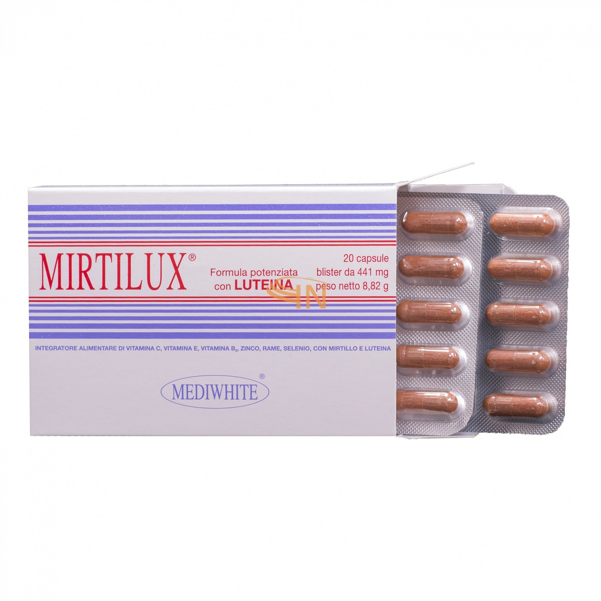 Mediwhite Mirtilux 20 Capsule