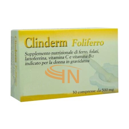 Abbate Gualtiero Clinderm Foliferro 30 Compresse