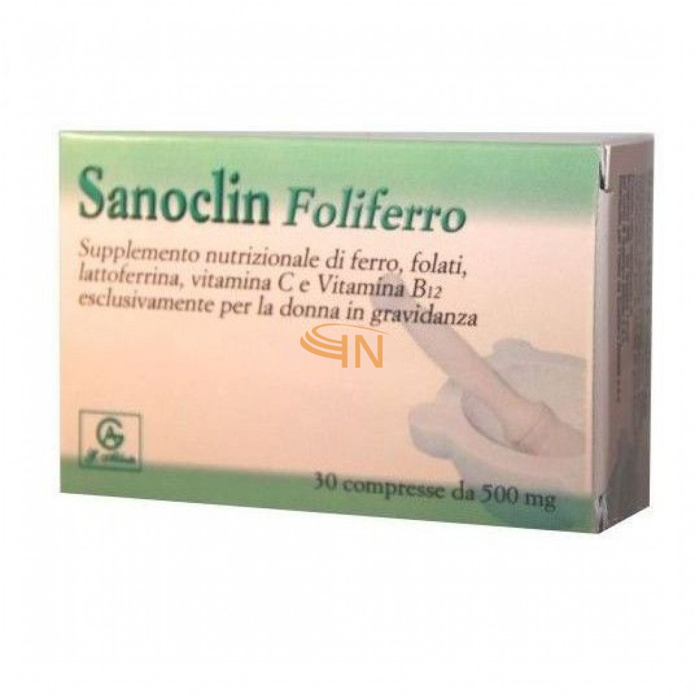 Abbate Gualtiero Sanoclin Foliferro 30 Compresse