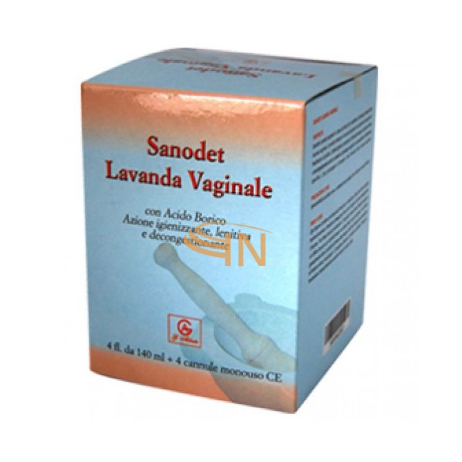 Abbate Gualtiero Sanodet Lavanda Vaginale 4 Flaconi 140 ml