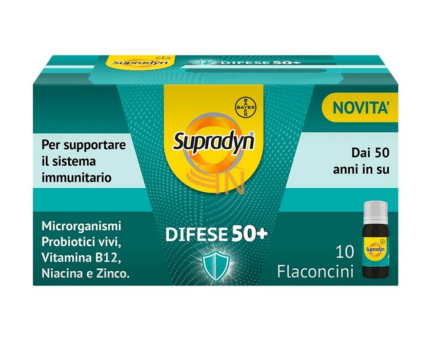 Supradyn Difese 50+ Integratore Alimentare 10 Flaconcini 10 ml