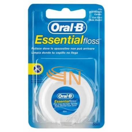 Oralb Essential Floss Filo Interdentale Cerato 50 Metri