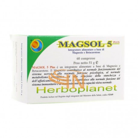 Herboplanet Magsol 5 Plus 60 Compresse