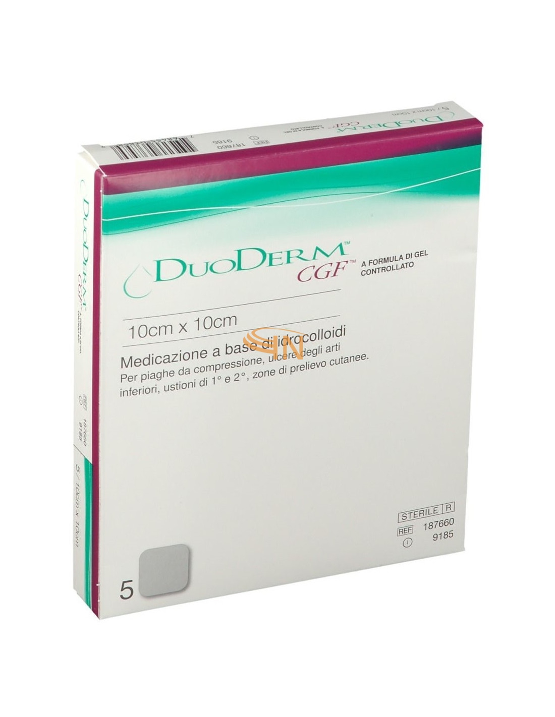 Convatec Duoderm CGF Cerotti 10 cm x 10 cm 5 pezzi 9185