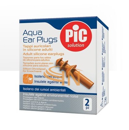 Pic Sport Tappi Auricolari in silicone Adulti 2 pezzi