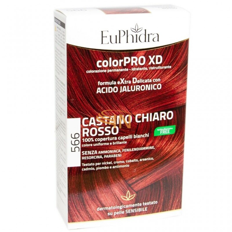 Euphidra Tintura Capelli Colorpro XD 566 Castano Chiaro Rosso