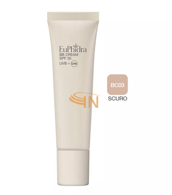 Euphidra BB Cream Spf30 Colore BC03 Scuro 30 ml
