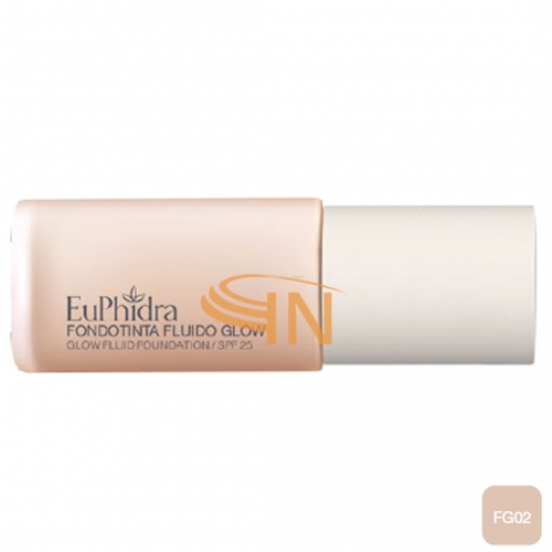 Euphidra Fondotinta Fluido Glow SPF25 Colore FG02 30 ml