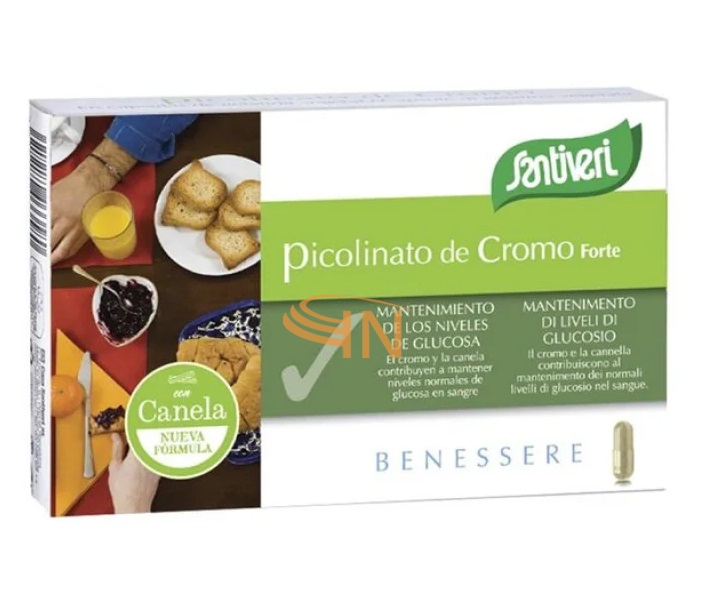 Santiveri Picolinato de Cromo Forte 40 capsule