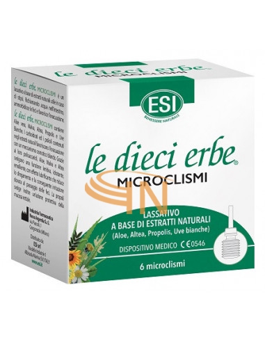 Esi Le Dieci Erbe Microclismi Adulti 6 pezzi