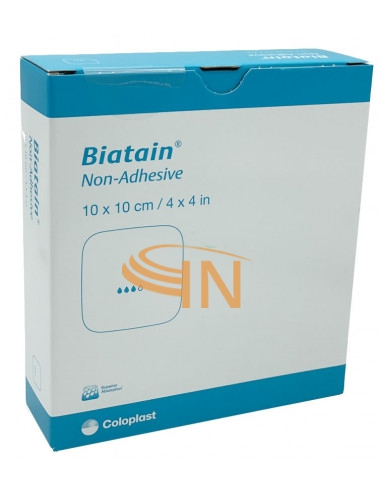 Coloplast Biatain Medicazione in Schiuma non Adesiva 10x10 cm 10 pezzi