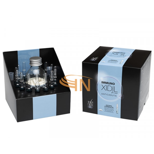 Morgan Immunoxidil Anticaduta Uomo D Kit 60 capsule + 15 fiale