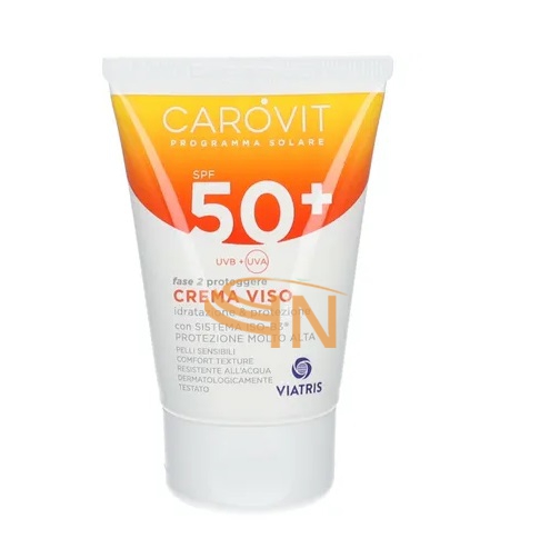 Carovit Solare Crema Viso 50+ pelli sensibili 50 ml