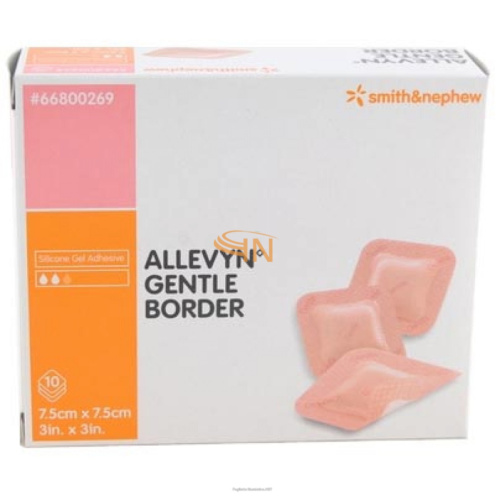 Smith & Nephew Allevyn Gentle Border 12,5x12,5cm 10 Pezzi