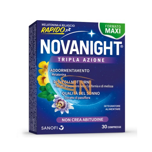 Novanight Tripla Azione Rapido 30 compresse